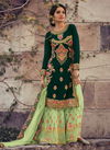 Gulnaaz Vol 15 Heavy Georgette With Exclusive Embroidery Fancy Daimoand Work Sharara Suit Collection 1071-1075